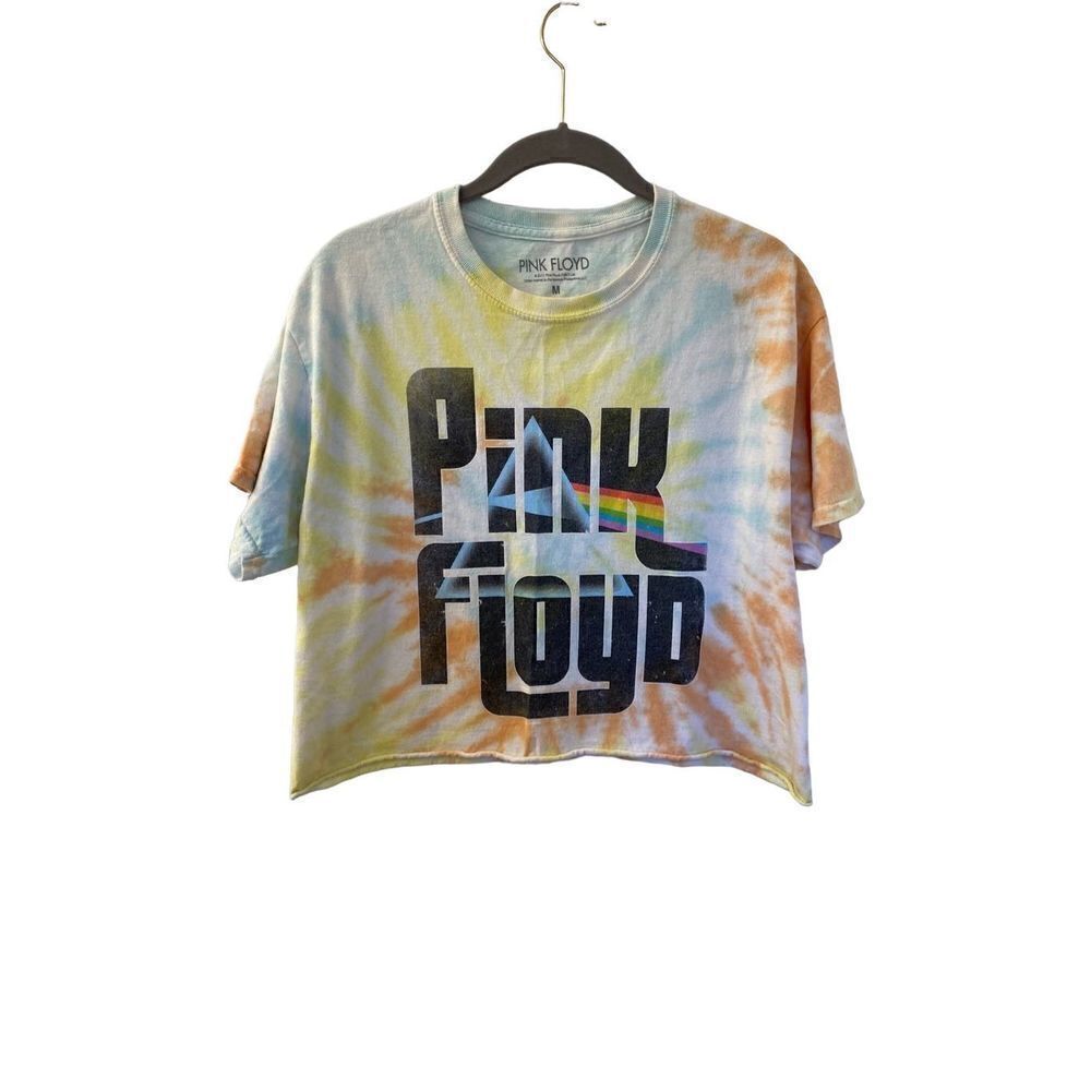 Pink Floyd women’s cut off/cropped  band T-shirt ￼size medium